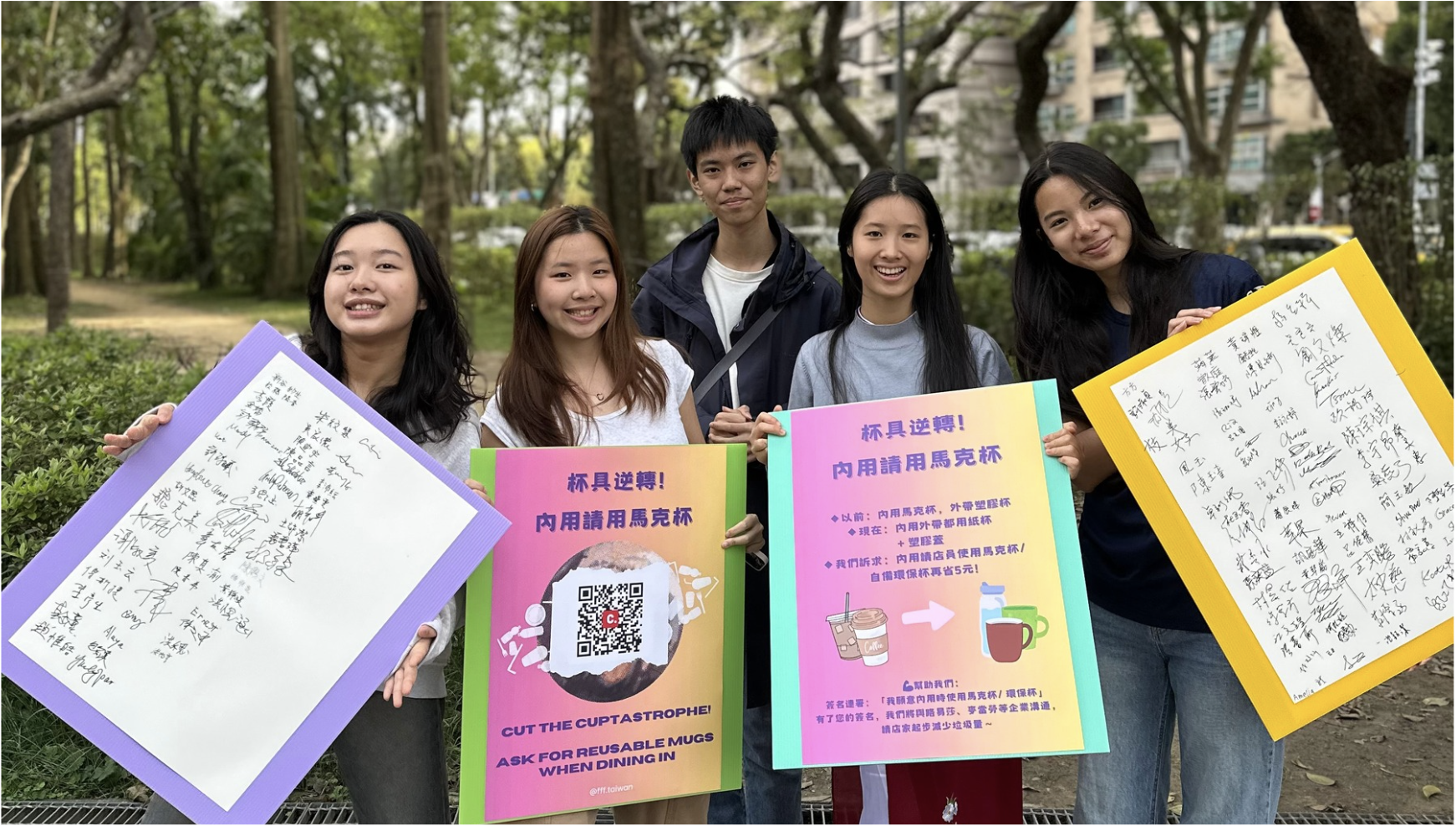 Read more about the article 逆轉「杯具」！青年匯聚森林公園 連署要求內用供餐環保